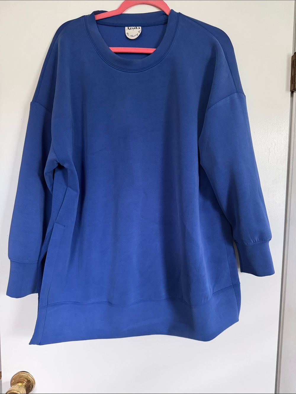 ARULA Bold Royal Blue Crewneck Sweatshirt